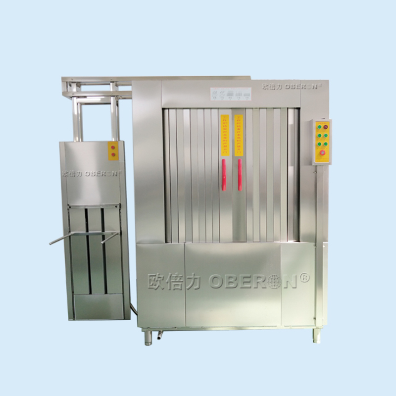央厨网-欧倍力小型洗箱机 1人操作新型洗箱机、洗筒机、容器清洗机